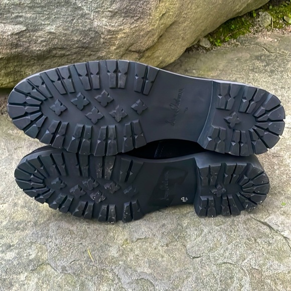 SAM EDELMAN BLACK SUEDE WATERPROOF SLIP ON ANKLE BOOTS - 9.5 - NWT ! - Picture 9 of 12